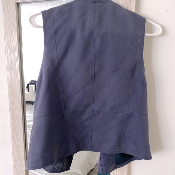 Banana Republic Drapey Moto Vest - Picture 2 of 2